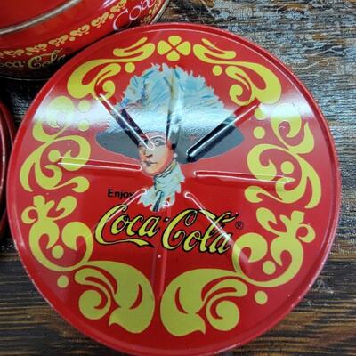 Coke coasters set of 6