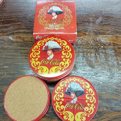 Coke coasters set of 6