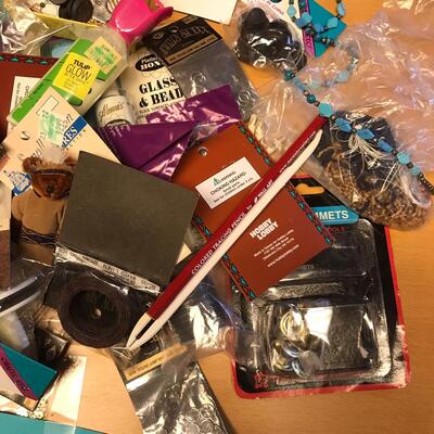Box of Jewelry making supplies
