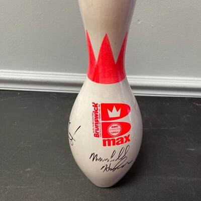 1970's Signed Bowling Pin
