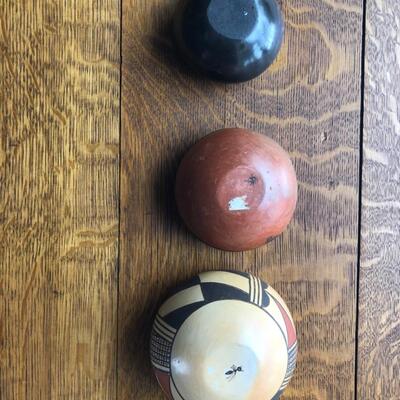 Signed Native American Pots