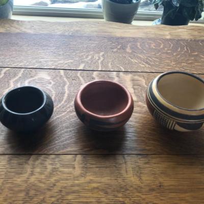 Signed Native American Pots