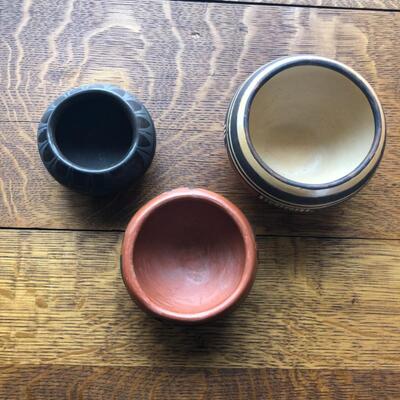 Signed Native American Pots