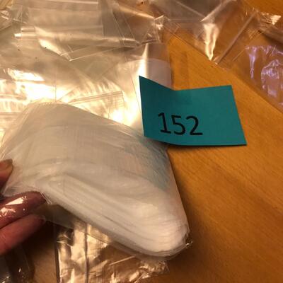 Large Bags of various sized Plastic jewelry bags