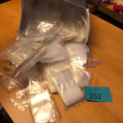 Large Bags of various sized Plastic jewelry bags