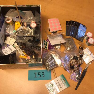 Flat of Jewelry making stuff