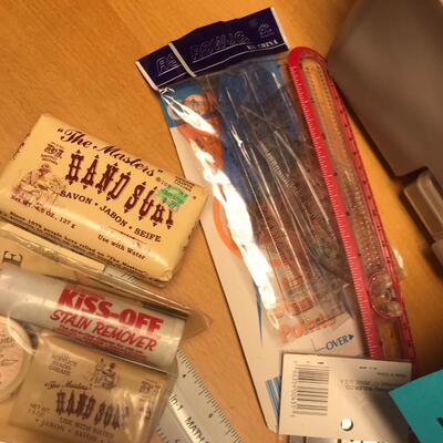 Large Crafting Tool box w/ drawing supplies