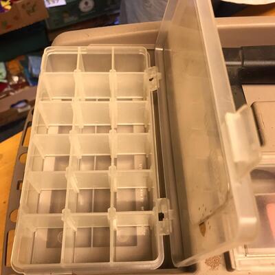 Large Crafting Tool box w/ drawing supplies