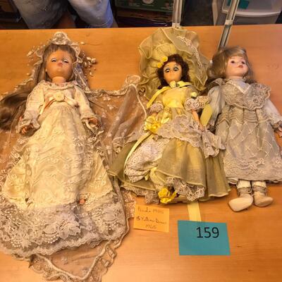 3 Vintage Dolls