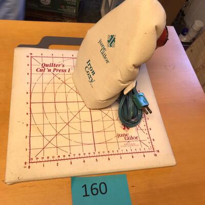 Steamless Iron with Quilt Press pad