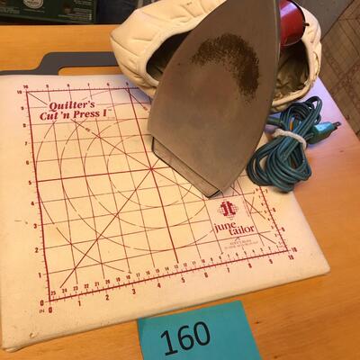 Steamless Iron with Quilt Press pad