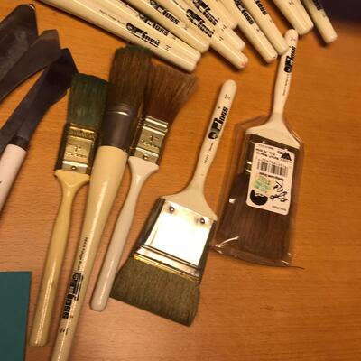 BOB ROSS larger painting brushes & Tools