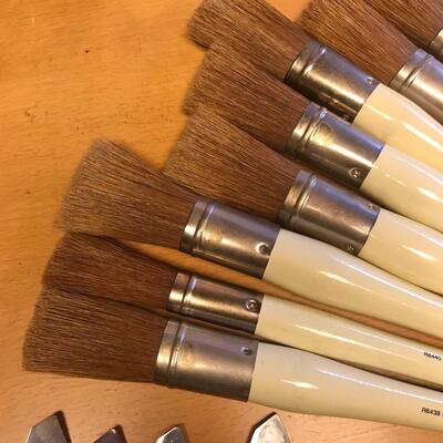 BOB ROSS larger painting brushes & Tools