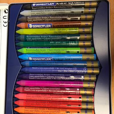 Staedtler Karat Aquarell Crayons 20 in package