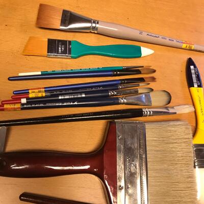 Oil Painting Brushes & Tools