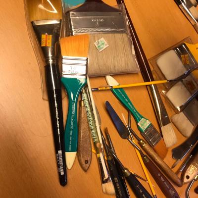 Oil Painting Brushes & Tools