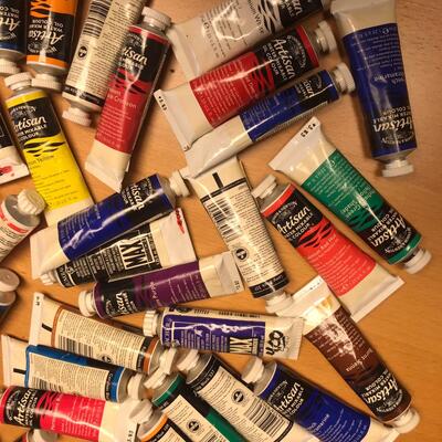 Artisan Oil Paint paint tubes