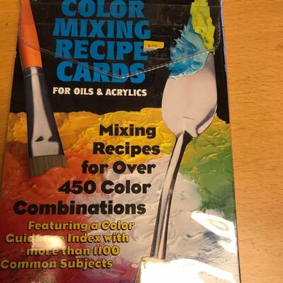 Color Mixing Reipe Cards