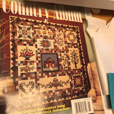 Quilt pattern kit, One block fiished