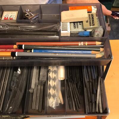 Tool Tote FULL of drawing supplies