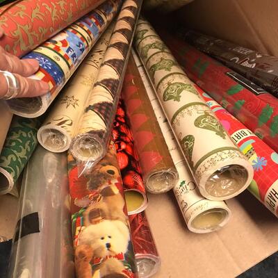 Large box of roll wrap