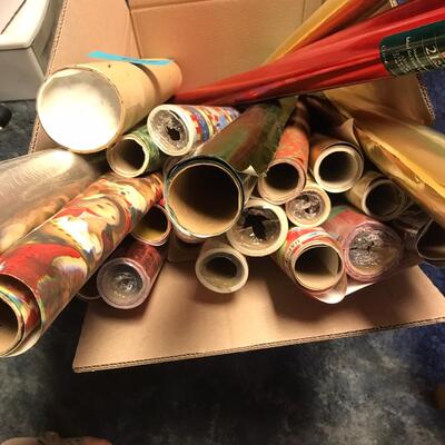 Large box of roll wrap