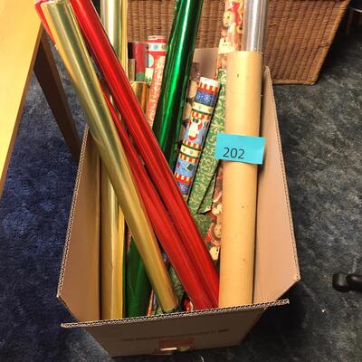 Large box of roll wrap