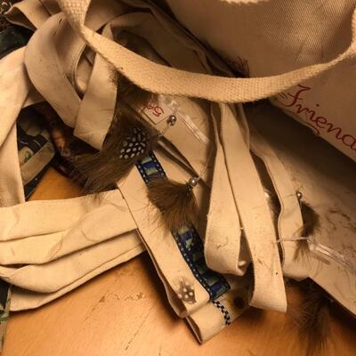Huge bundle or reusable canvas bags