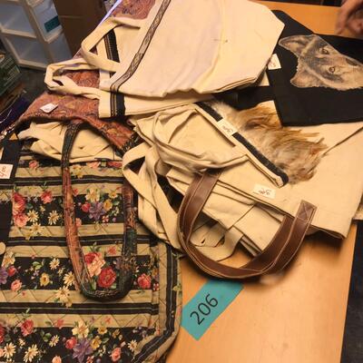 Huge bundle or reusable canvas bags