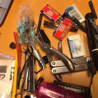 Flat of Misc, with Harley Davidson Buckle