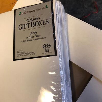 Flat of gift boxes & recept pads