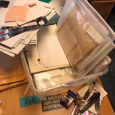 Flat of paper & other