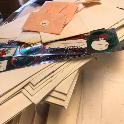 Flat of paper & other