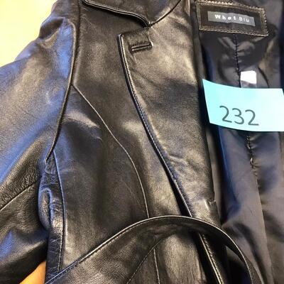 Full Length Ladies Leather Coat