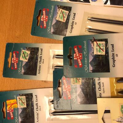 Notions and chalk pencils