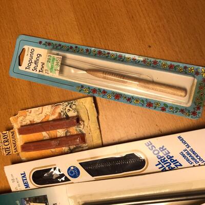 Notions and chalk pencils