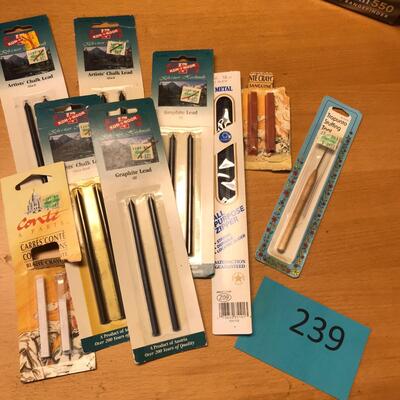 Notions and chalk pencils