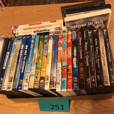 Flat of DVDs DISNEY FAMILY Kids