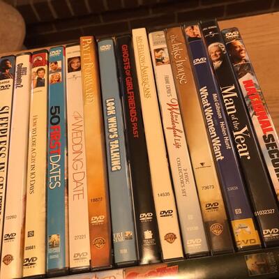 Flat of DVDs Comedy / Romance