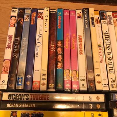 Flat of DVDs Comedy / Romance