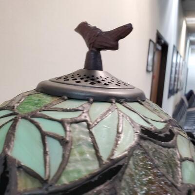 Grape Cluster Stained Glass Floor Lamp