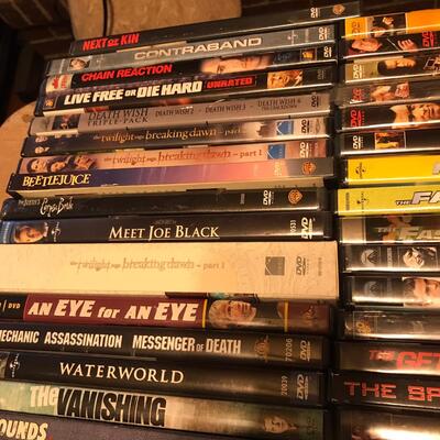 Flat of DVDs Action Drama