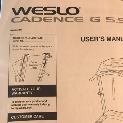 WESLO Cadence Tread Mill