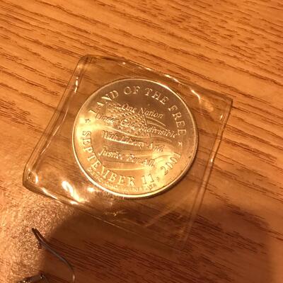 9-11 Commemorative Silver Coin 1 Troy ounce 99.9% Sterling Silver