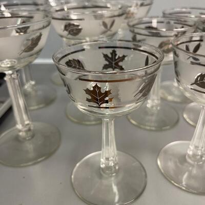 Libbey's Vintage Silver Maple Leaf Glasses