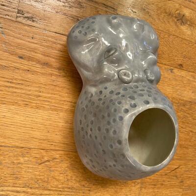 Vintage Hippo Planter
