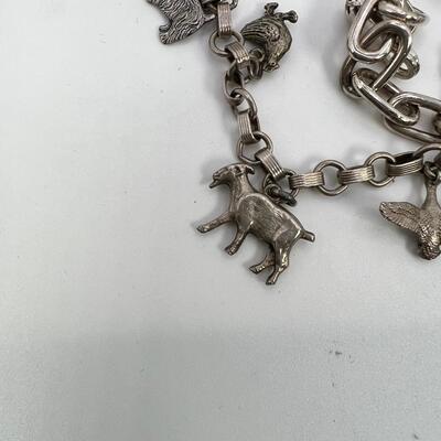 SS 1960s Charm bracelets and 1 SS Baby Carriage  Charm