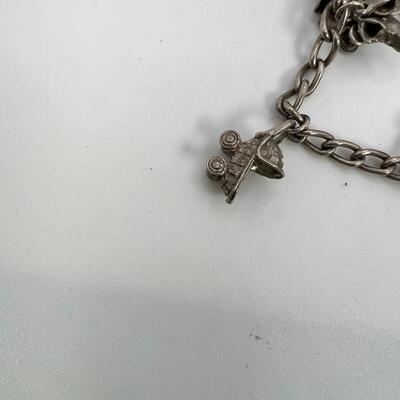 SS 1960s Charm bracelets and 1 SS Baby Carriage  Charm