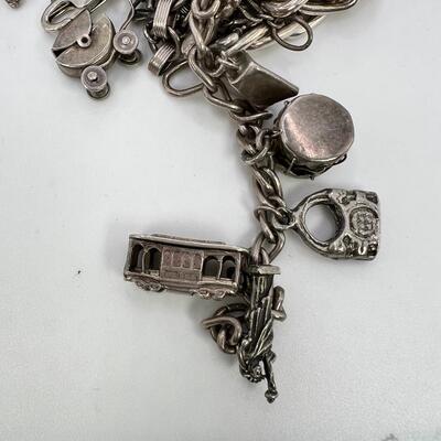 SS 1960s Charm bracelets and 1 SS Baby Carriage  Charm
