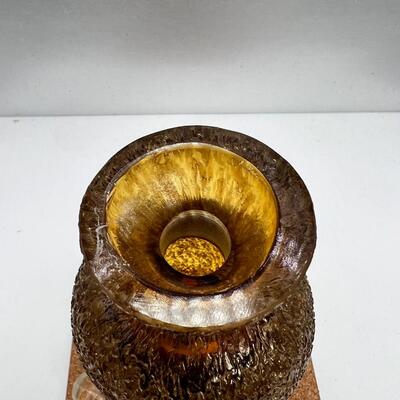 Amber Glass Perfume Bottle